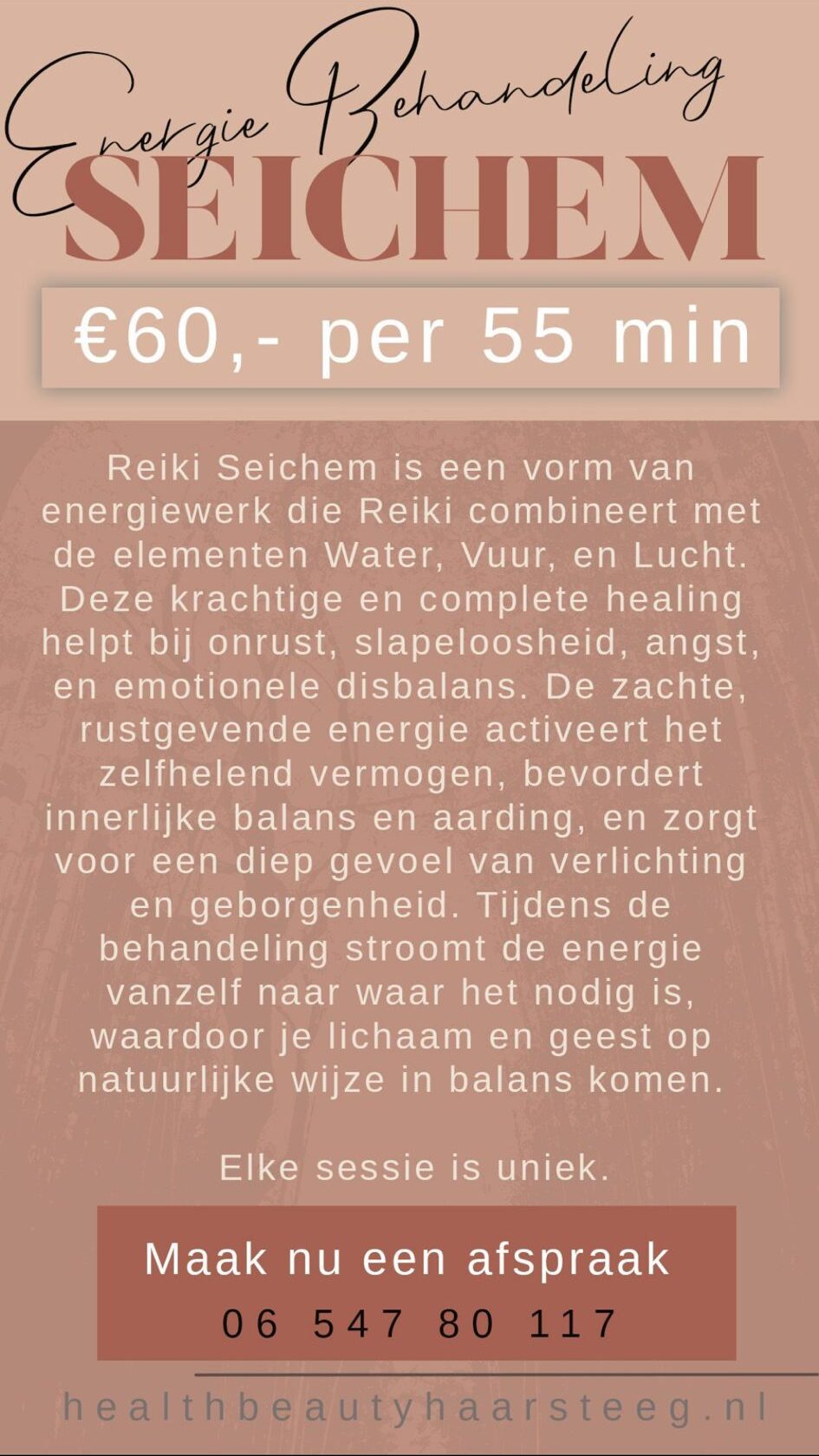 Energie Behandeling Reiki - Seichem